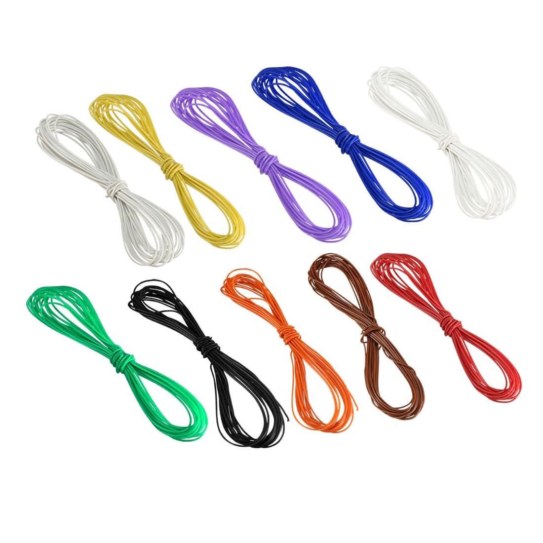 10Pack 30 Gauge Wrapping Wire Tin Plated Copper Cable FOR ELECTRONIC TEST