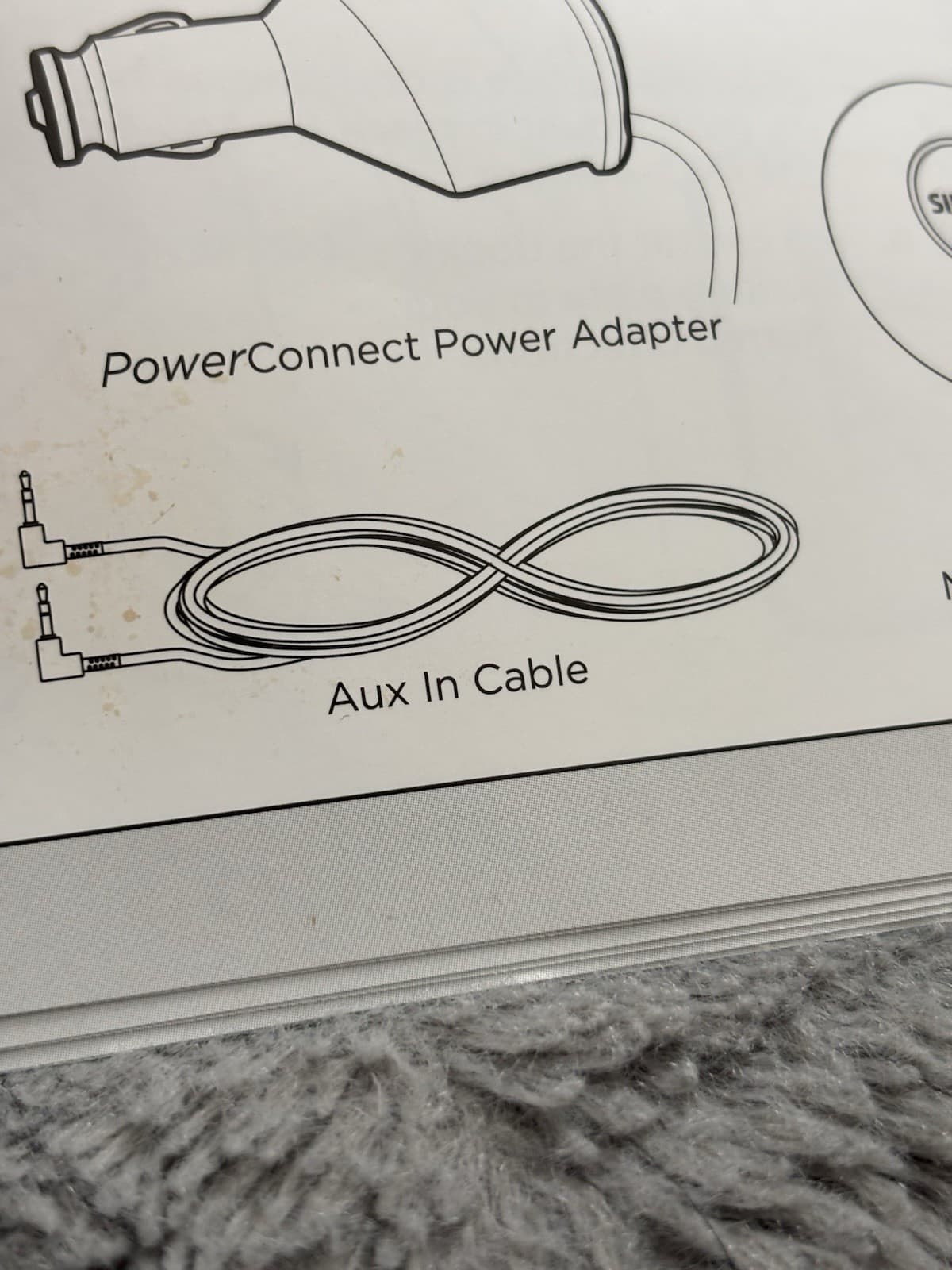 SiriusXM SSV7V1 Stratus 7 Satellite Doc and Play Radio Missing Aux Cord -Read 5