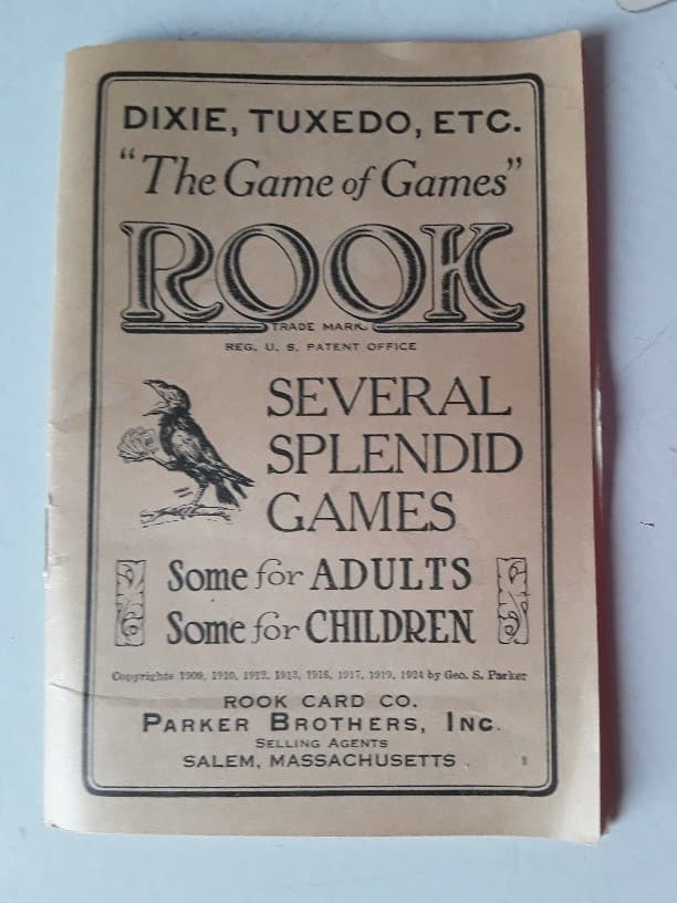 Vintage ROOK Parker Brothers Card Game w/ Original Box & Paperwork~ 6