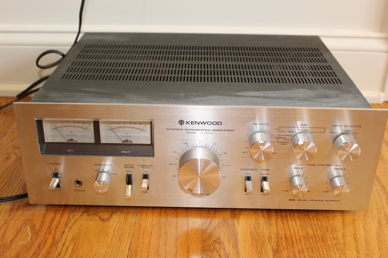 Kenwood KA-6100 Stereo Integrated Amplifier - Tested - Clean Condition 2