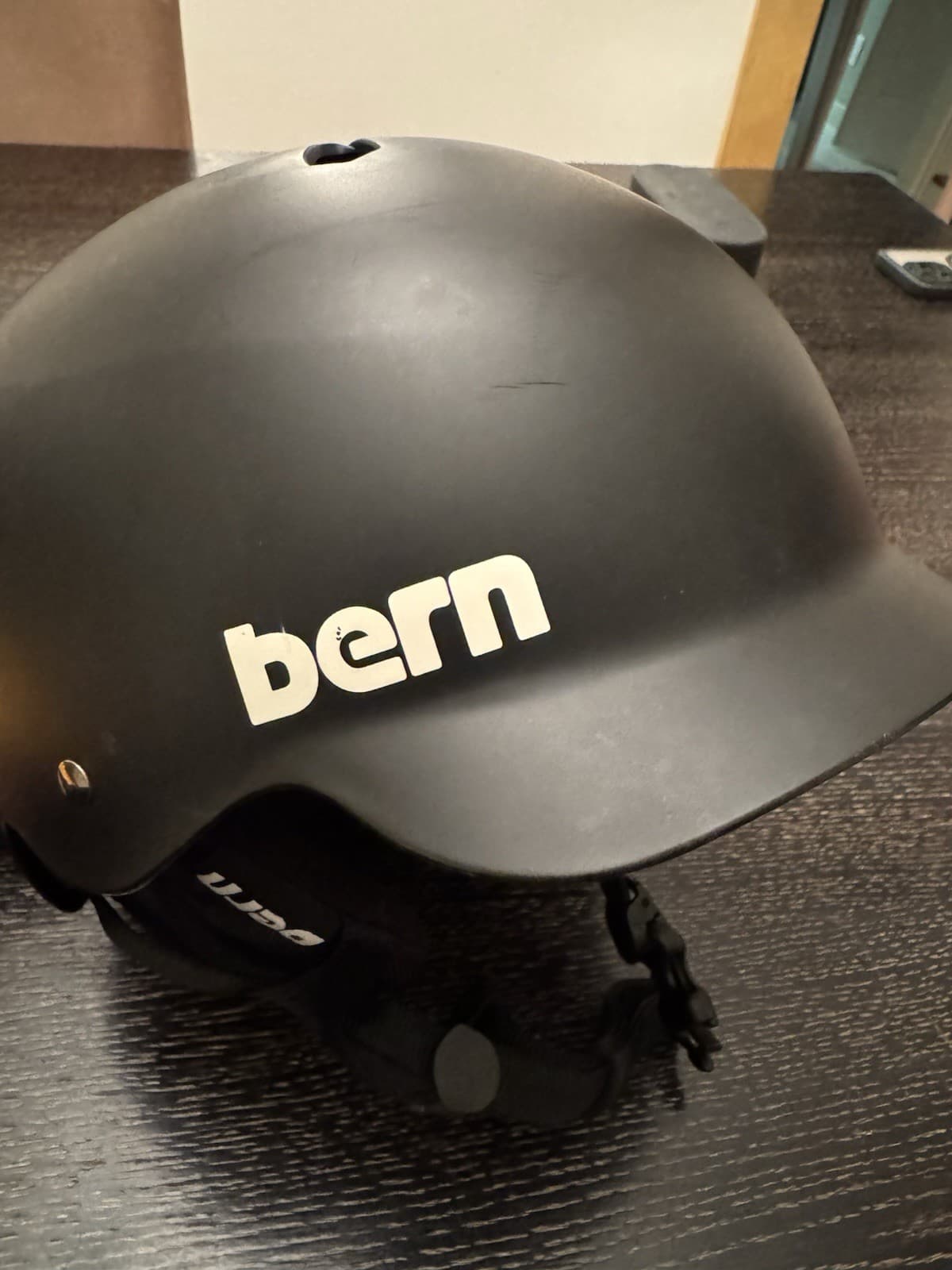 Bern Watts 2.0 Adult Ski and Snowboard Helmet for Men/Women, Matte Black - Large