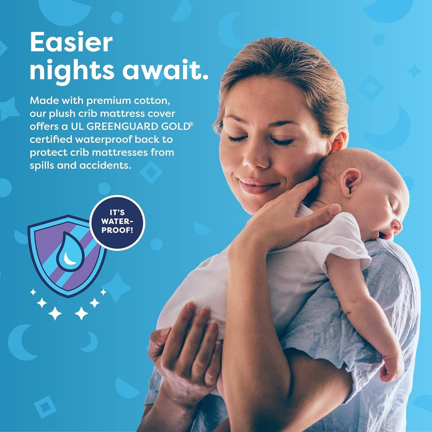 Moonlight Slumber Little Dreamer Crib Mattress 53x28 Inch (Pack of 1), Ecru  4