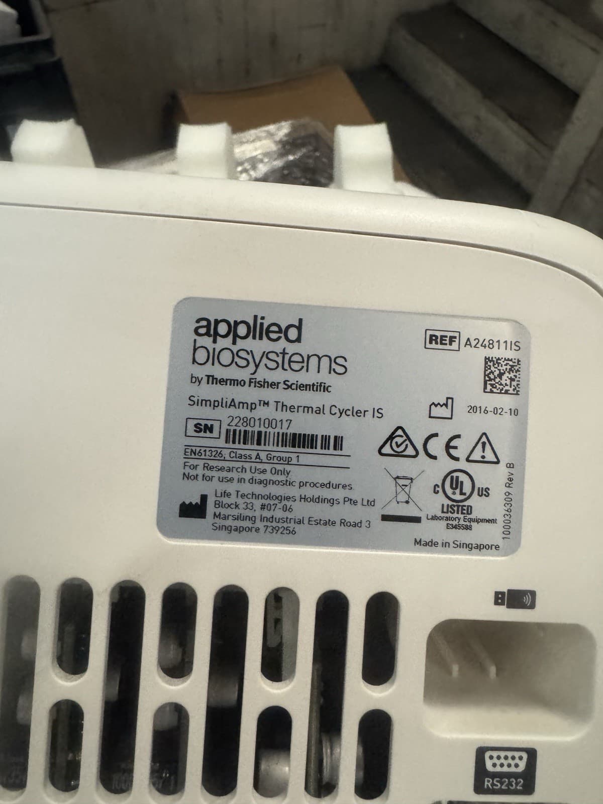 Applied Biosystems Thermo Fisher Scientific A24811 A24811IS 6