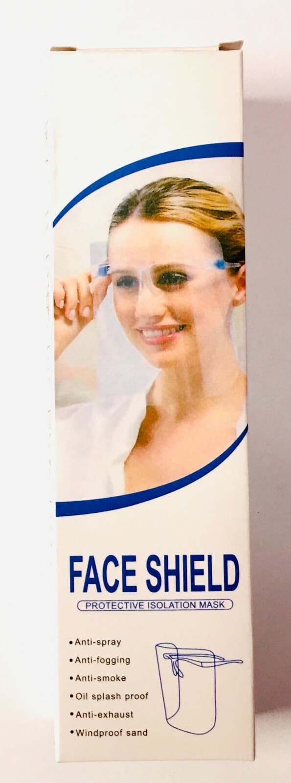 2 PCS Face Shield Guard Mask Safety Protection With Glasses Reusable US SELLER 4