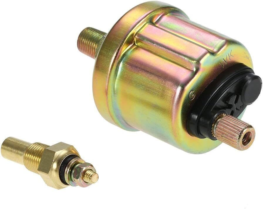 2" 52mm Universal Chrome Volt Water Temp Oil Pressure Sensor Triple Gauge Kit 2