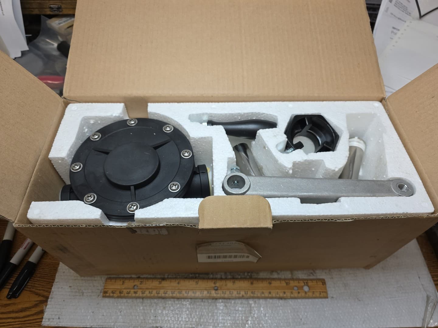 New Open Box Dayton 4HA36 Rotary Hand Operated Drum Pump 2