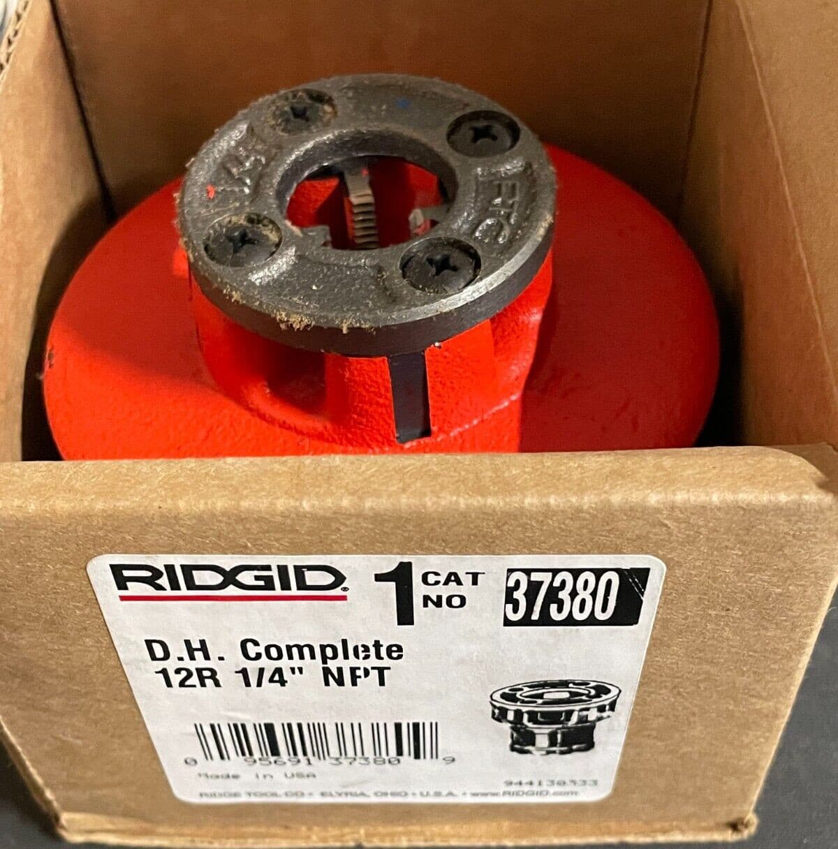 NEW Ridgid 37380 12R 1/4" NPT Die Head