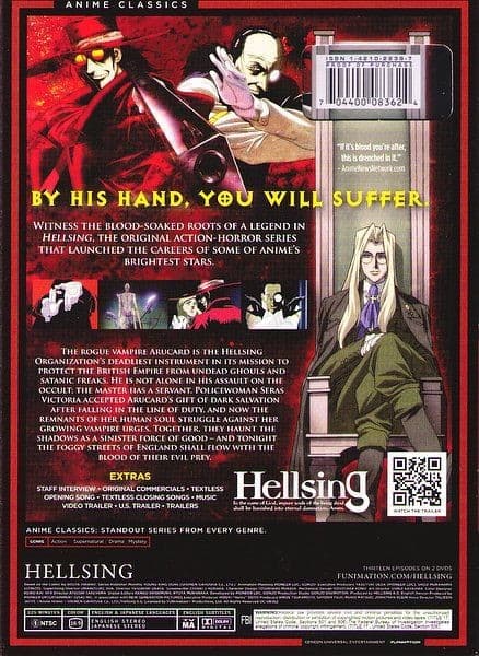 HELLSING DVD All 13 episodes 325 minutes North American version 2