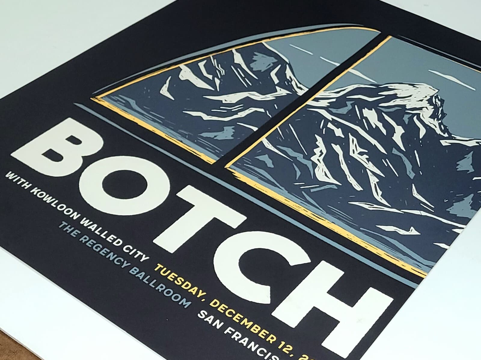 BOTCH BAND Poster San Francisco SIGNED OFFICIAL Print Regency Ballroom 2023 5