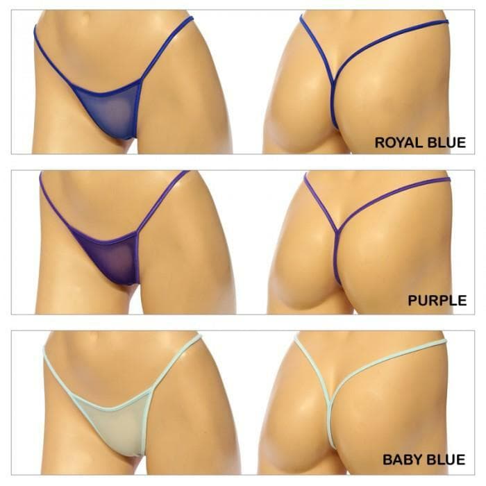 Exotic,  String Side Front Coverage Mesh G-String. Thong. (GM-1) 4