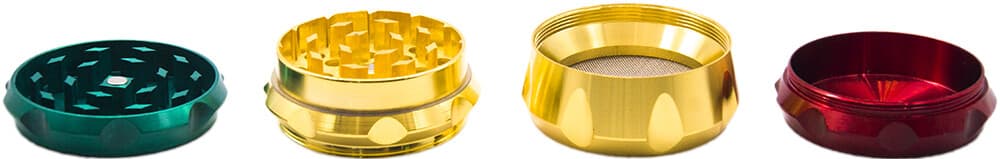 2.2" 55MM 4 Layer Metal Tobacco Crusher Hand Muller Smoke Grinder Rasta Drum 2