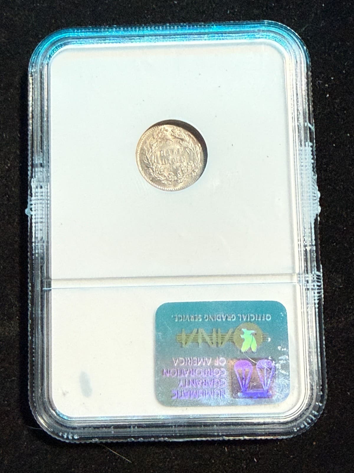 1872 S SEATED LIBERTY HALF S ABOVE BOW ANACS MS 63 002 3