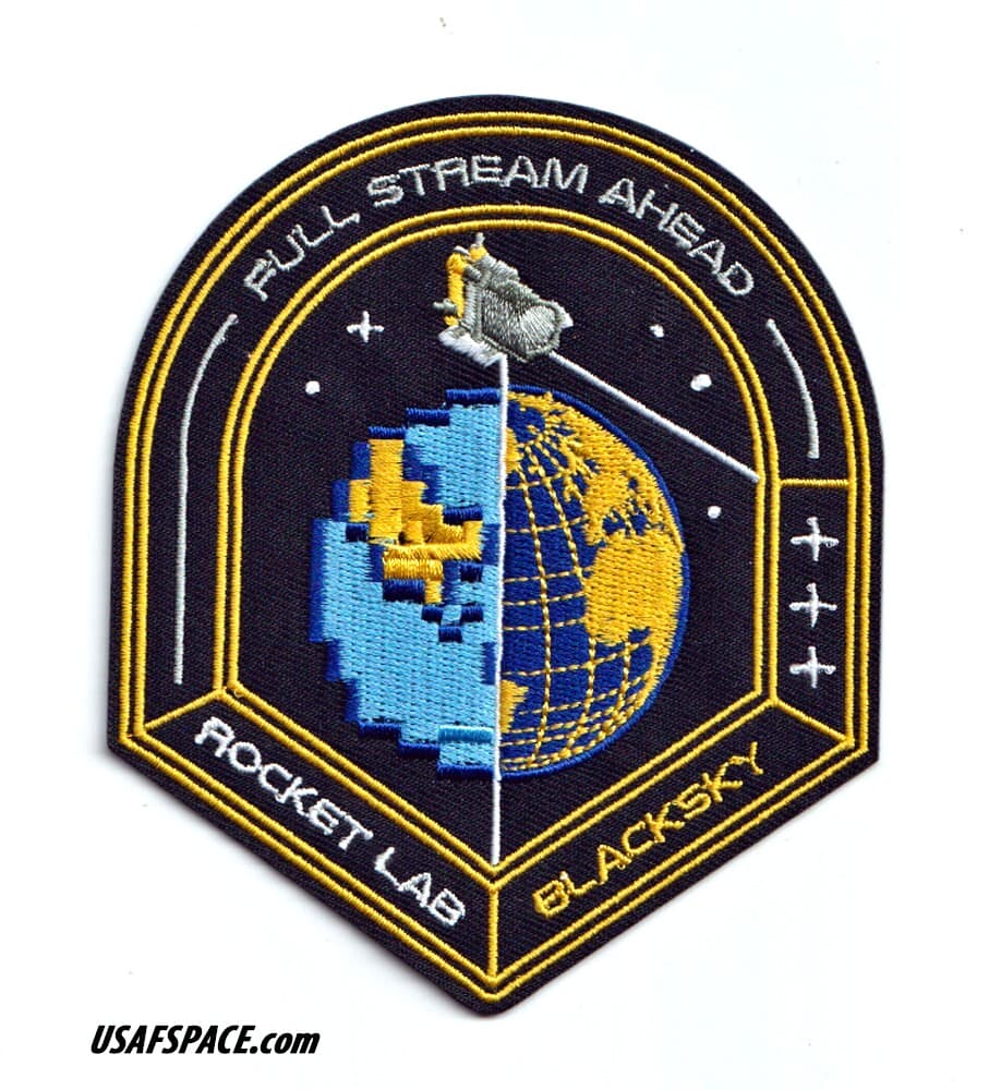 Authentic ROCKET LAB 63 'Full Stream Ahead' SATELLITE Mission PATCH 3