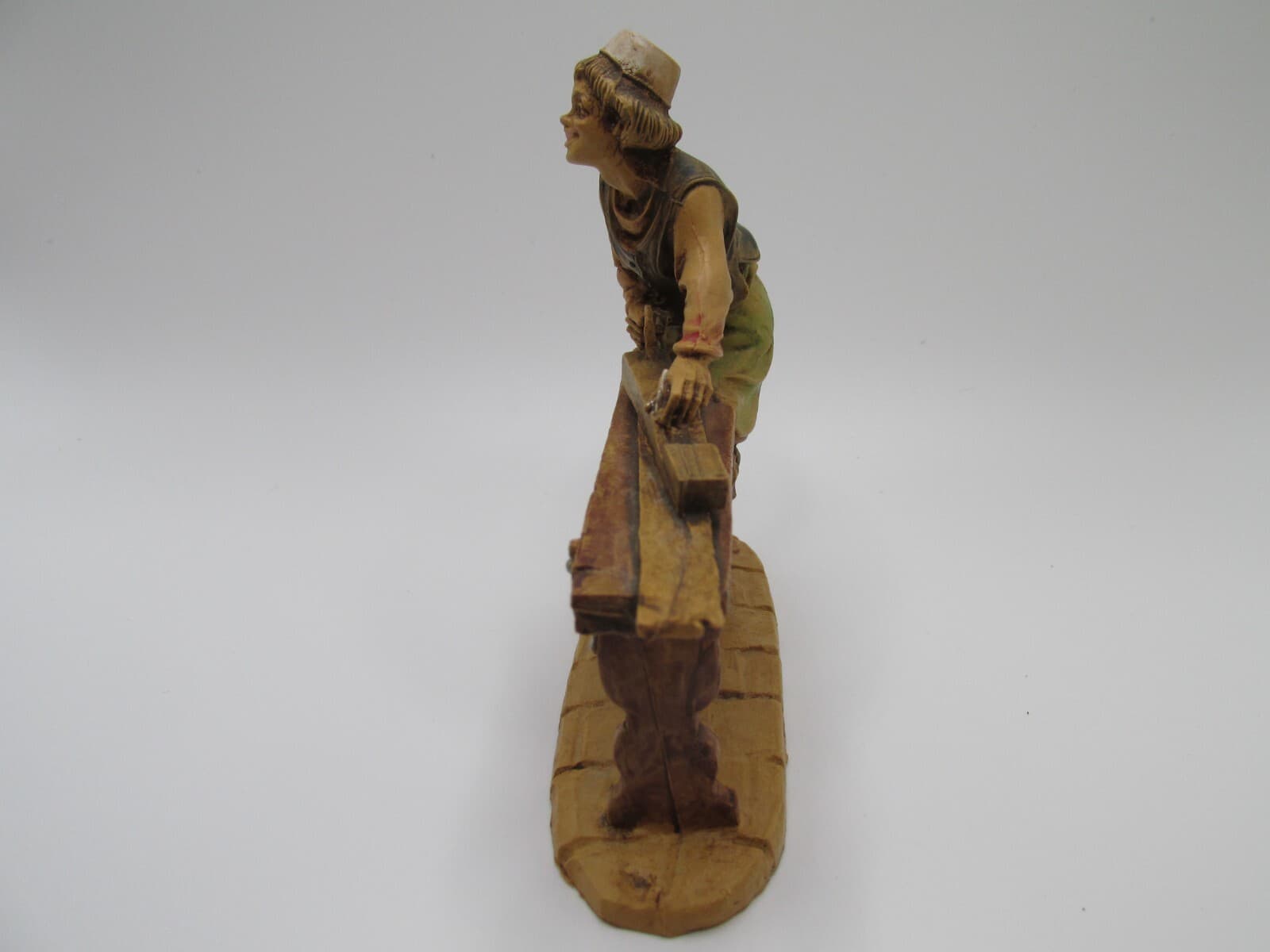 VTG Fontanini Nativity Figure Man at Workbench Made Italy # 205 5