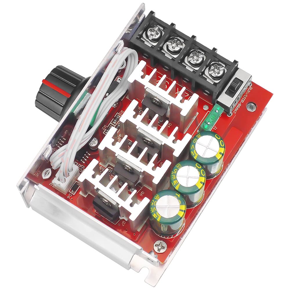 DC 7-70V 30A PWM HHO RC Brush Motor Speed Controller Power Wheel Dimmer 12V 24V  5