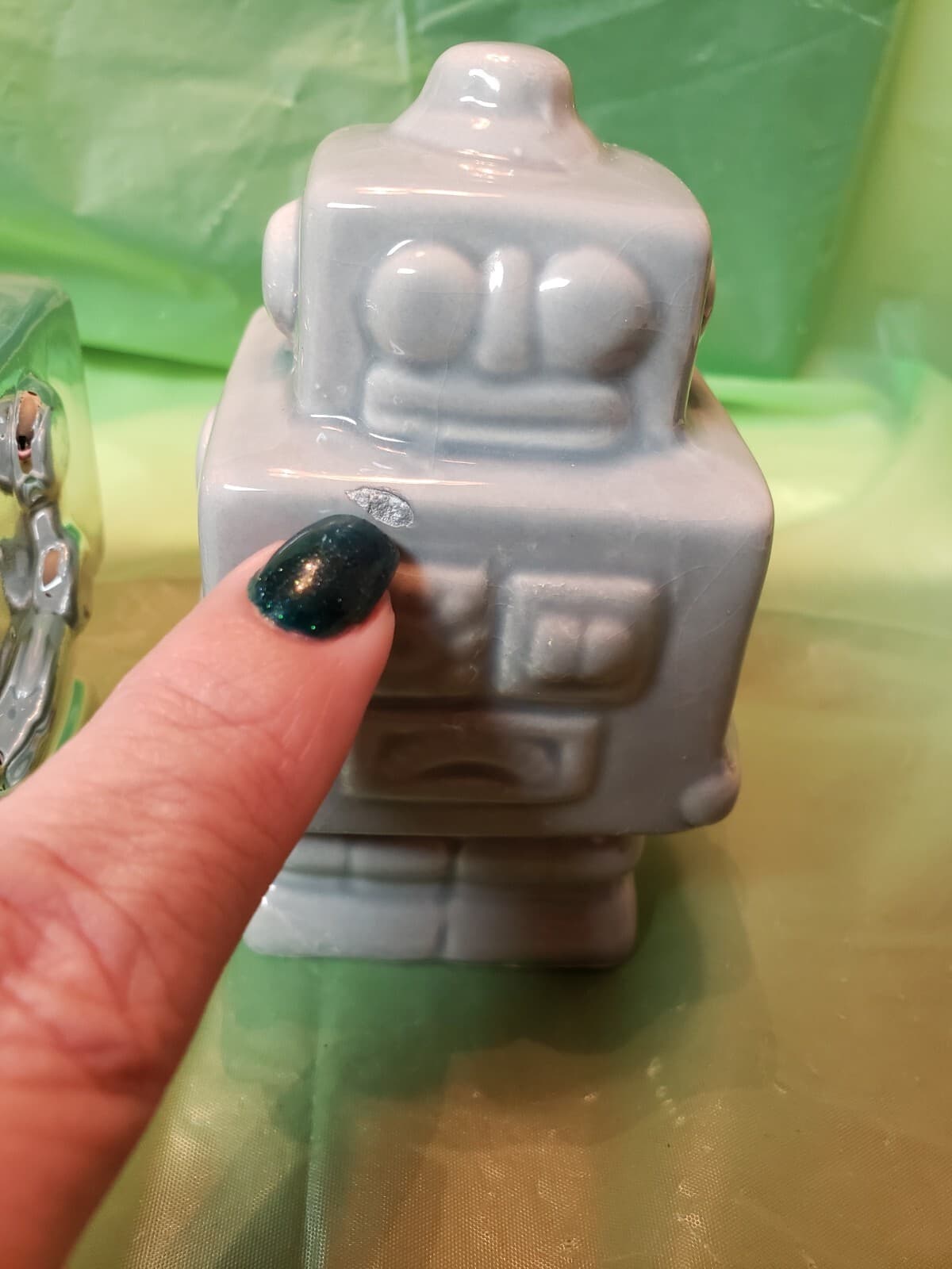 Pair Of Ceramic Robots 5