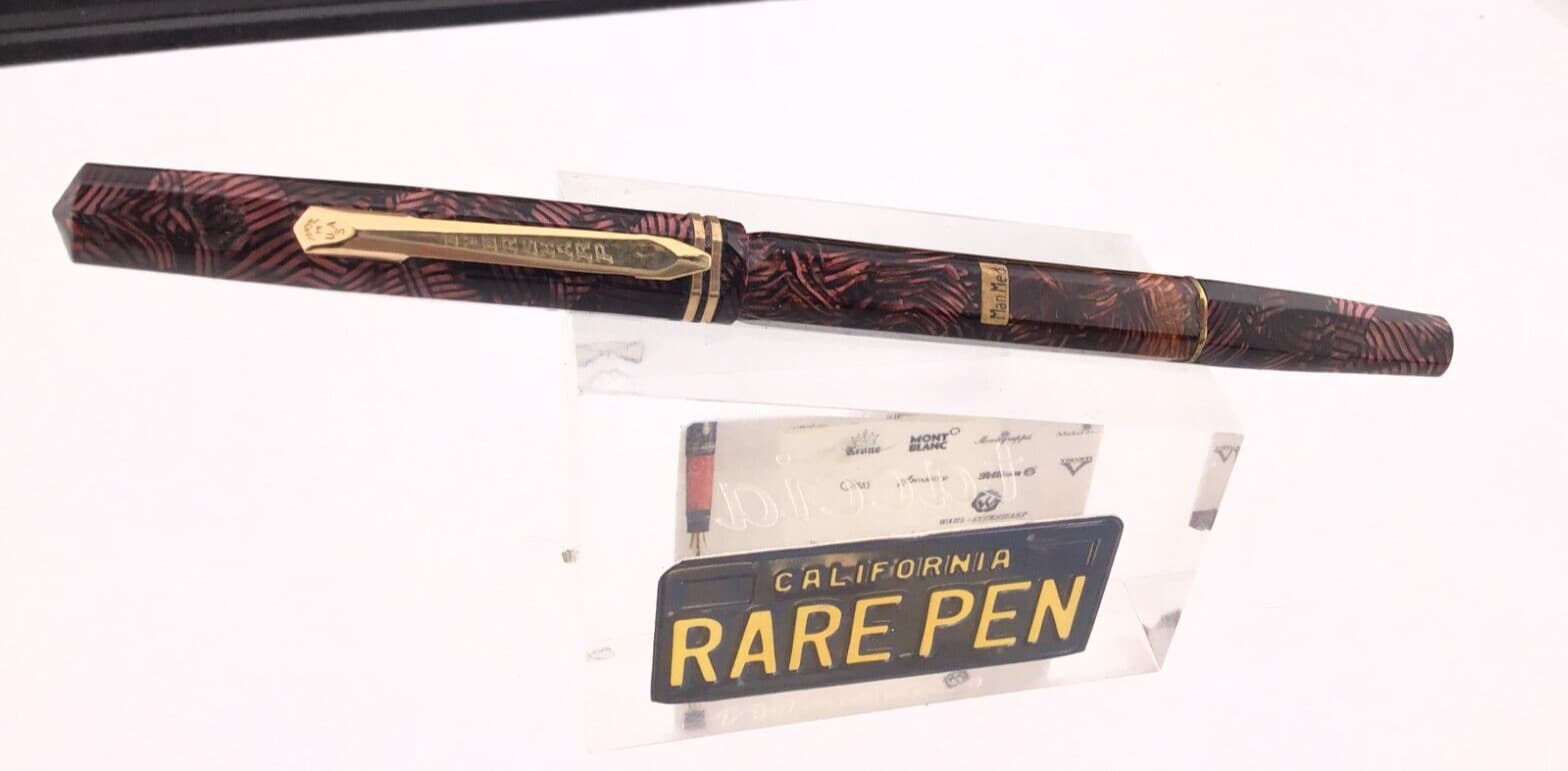 Vintage WAHL EVERSHARP Doric STENOGRAPHER Fountain Pen Celluloid 14K M nib NEW 2