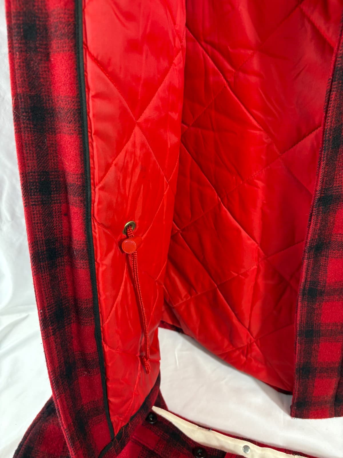 Vintage Woolrich Buffalo Red Plaid Insulated Hunting Wool Jacket 44 Pants 38 523 4