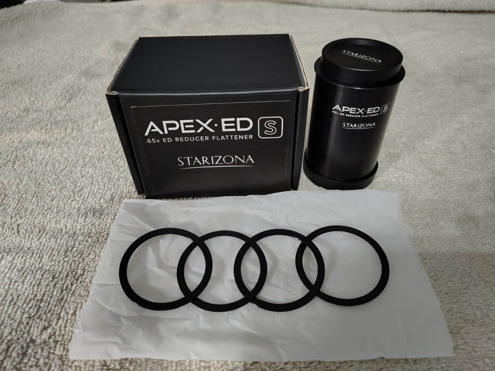 Starizona Apex ED 0.65x Focal Reducer & Field Flattener - Short Version