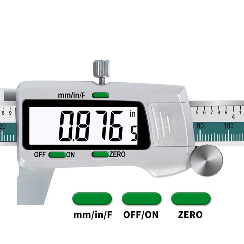 0–6" Digital Display LCD Vernier Caliper Fraction/MM/Inch High Precision w/ Case 6