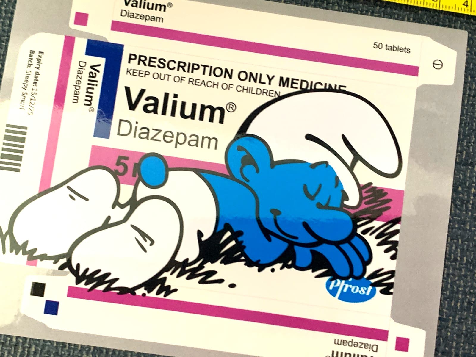BEN FROST  Sticker   Valium Dizepam 2