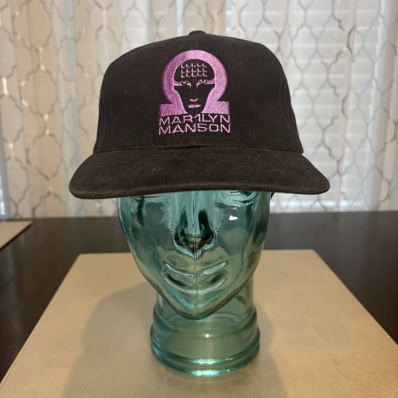 Marilyn Manson Mechanical Animals Hat Embroidered SnapBack 90s Rare Vintage 2