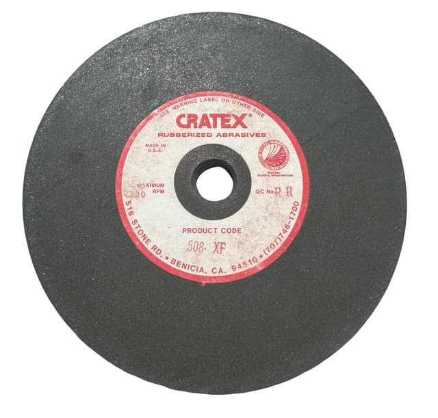 Cratex 5" x 1/2" x 1/2" Rubberized Abrasive Wheel Extra Fine