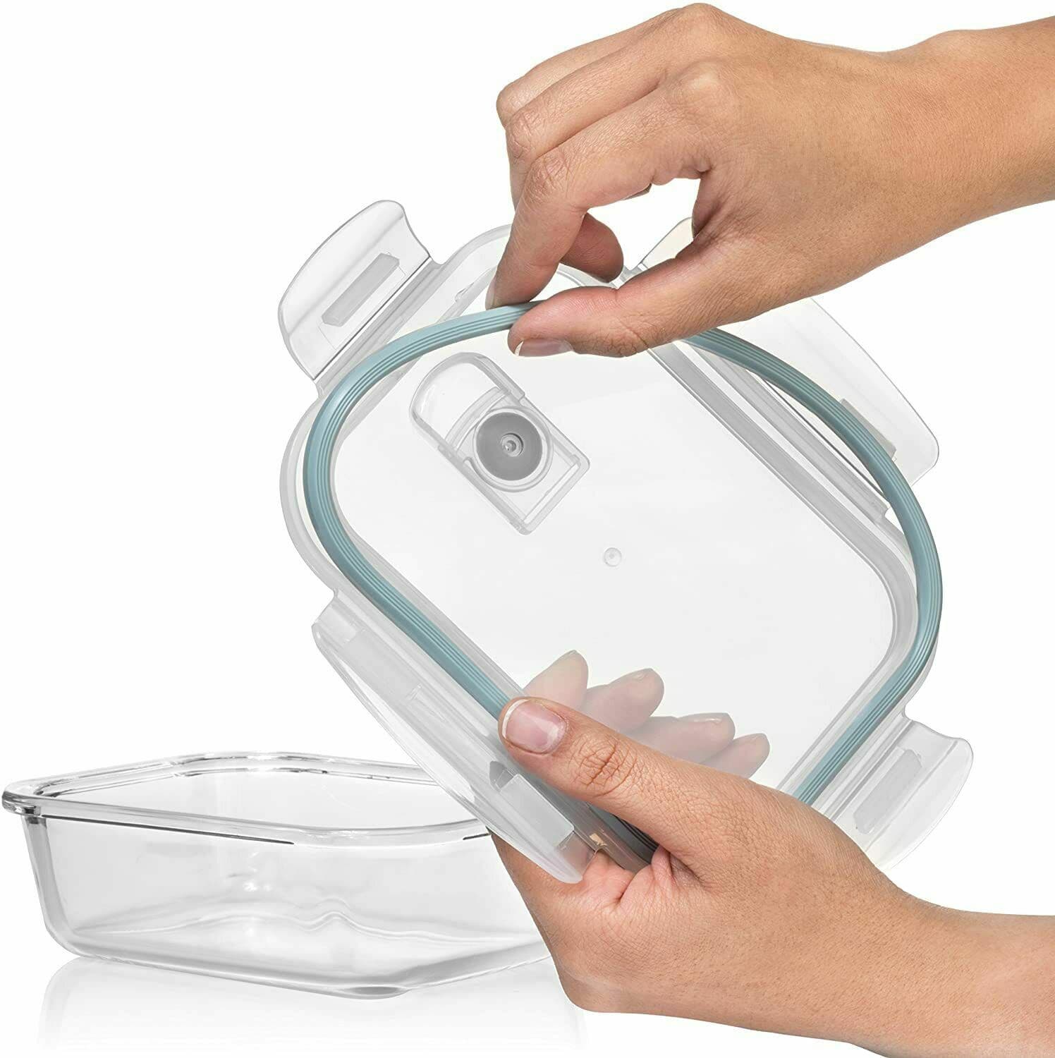 Razab Glass Food Storage Containers with Airtight Lids Microwave Safe, Set of 24 5