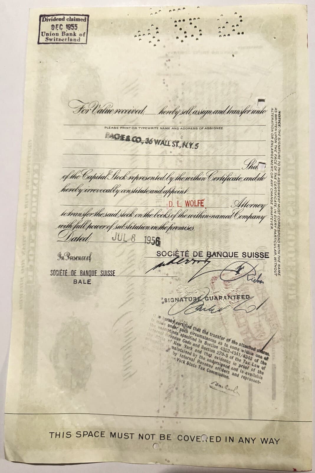 Vintage 1930s - 1950s Baltimore Ohio Railroad Stock Certificate, Monopoly, Green 3