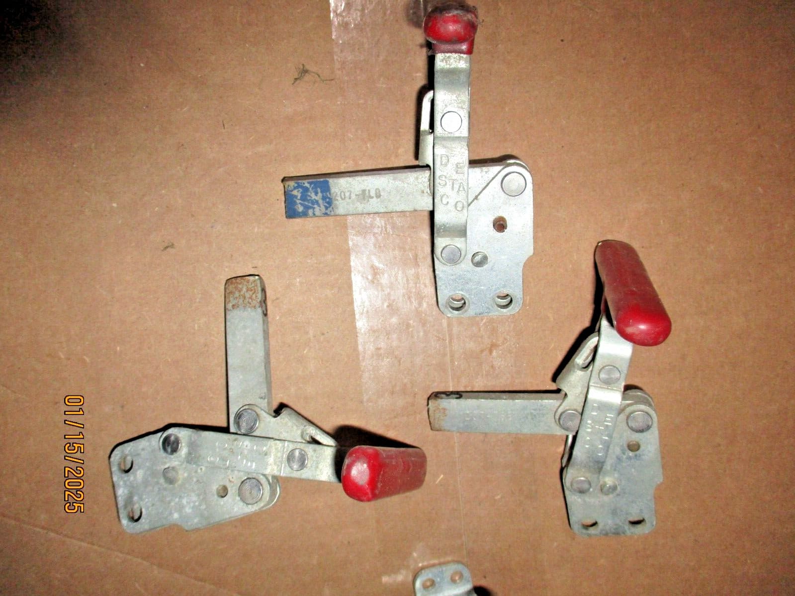 DE-STA-CO 305/T/202/207 T-Handle Hold Down CLAMPS (lot of 12) 2