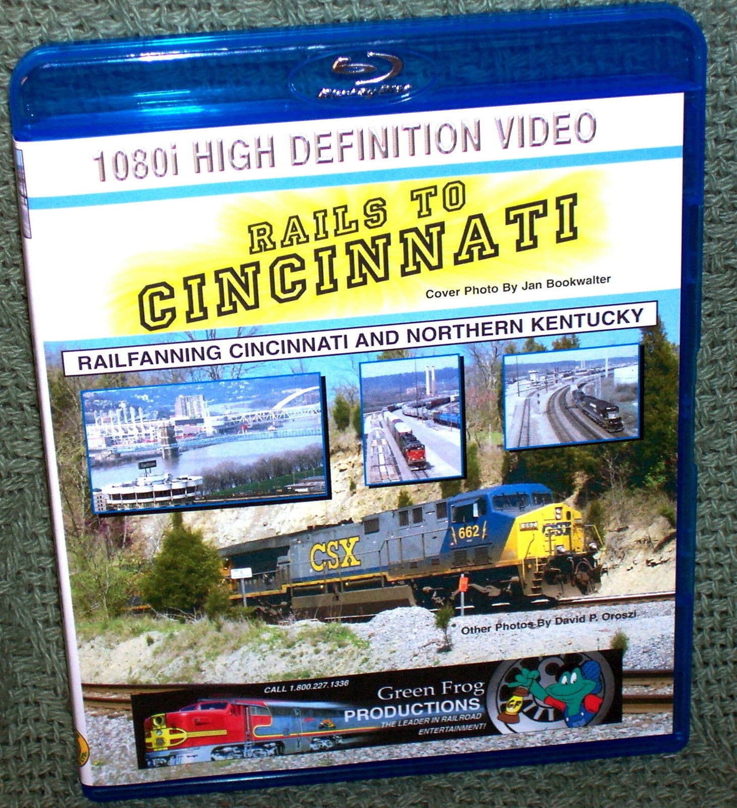 20123 BLU-RAY HD TRAIN VIDEO VIDEO "RAILS TO CINCINNATI"