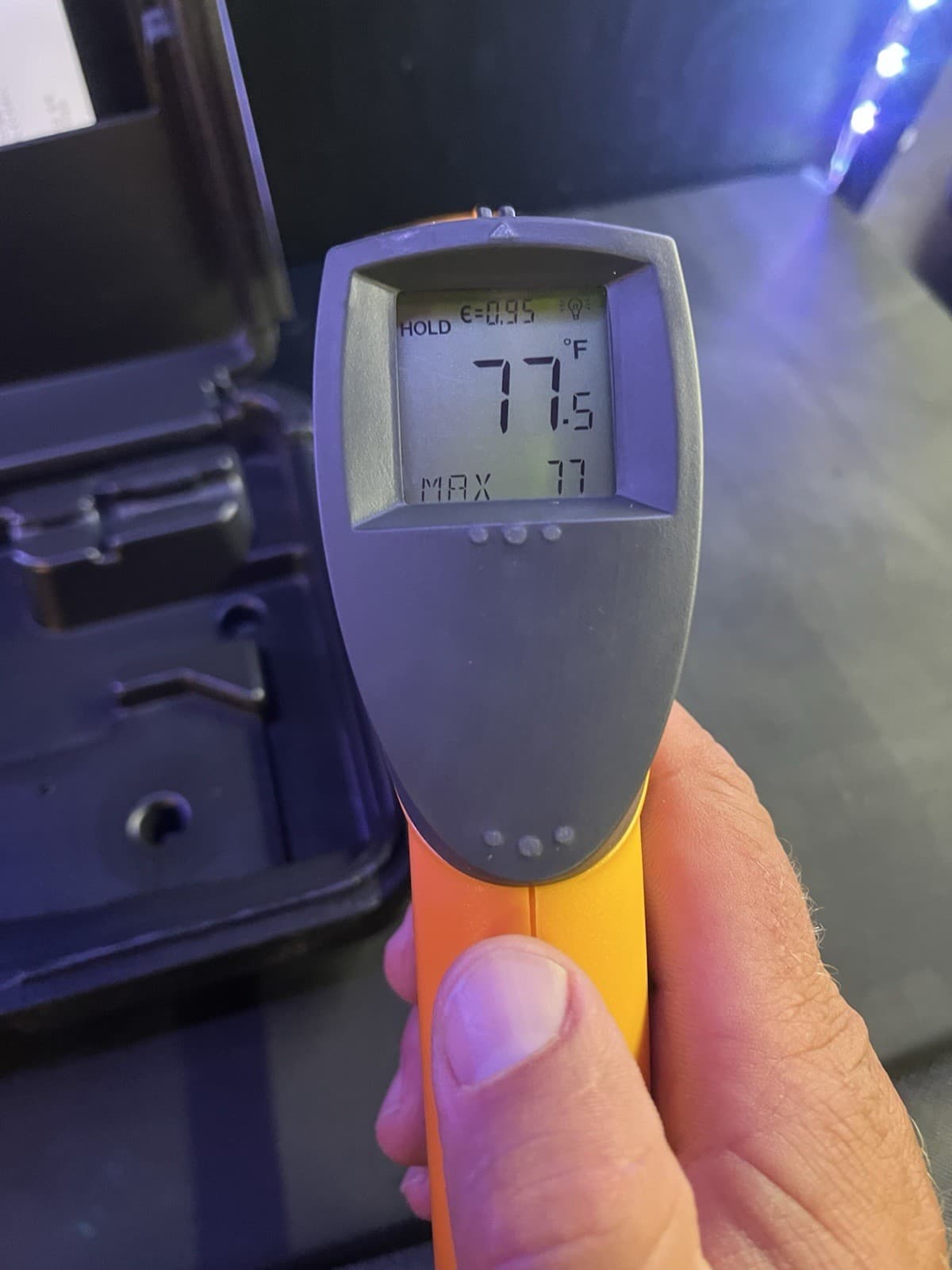 Fluke 63 IR Thermometer Mint Condition With Case And Manuals 5