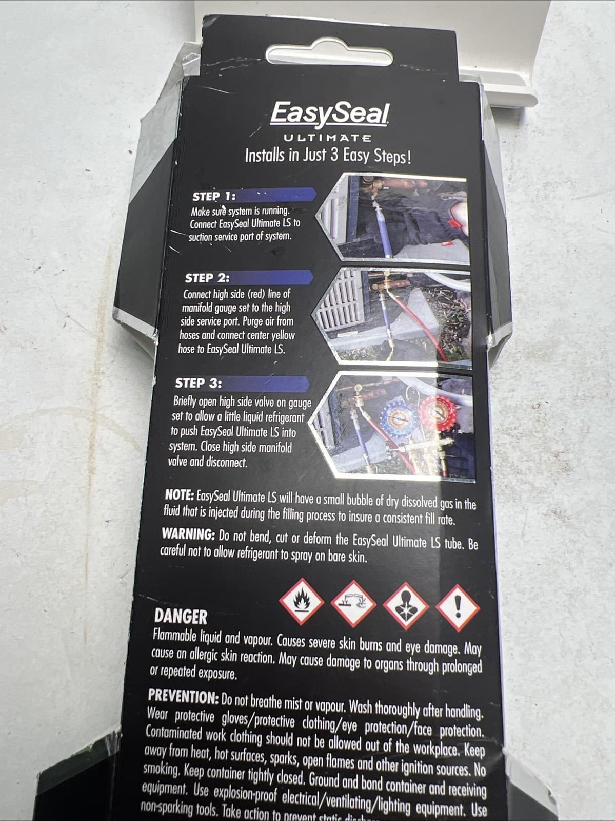 Nu-Calgon 4050-08 EasySeal LS Direct Inject, Treats 2 to 10 Tons, Sealant for Ai 4