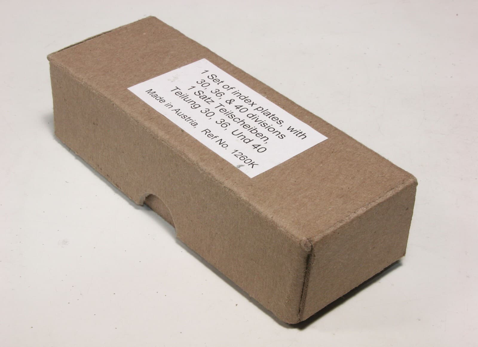 Unimat DB / SL Lathe Index Plates - #30, 36, & 40 With Handmade Box 3