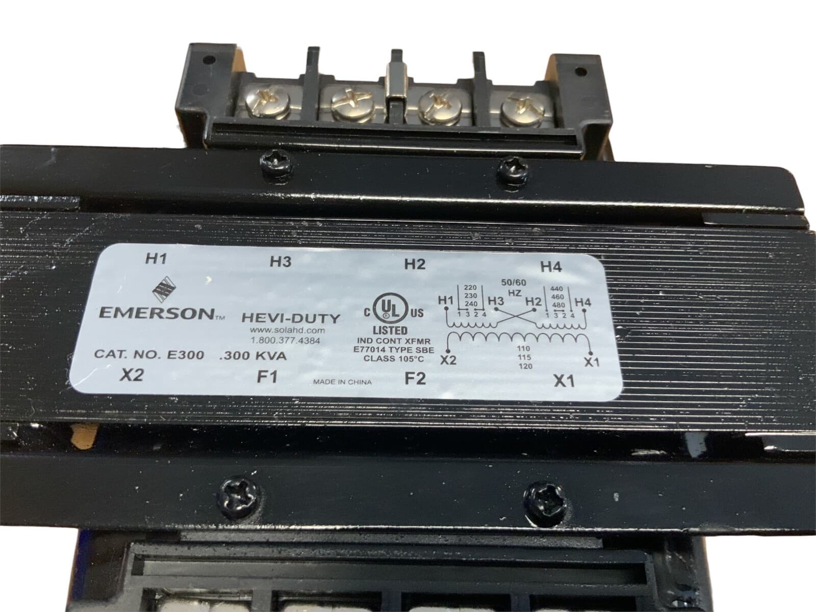 Emerson Sola Hevi-Duty E300 .300KVA Control Transformer 2