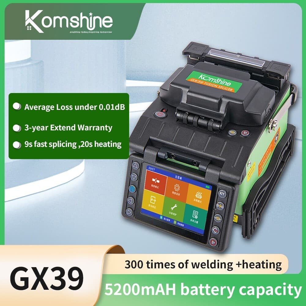Optical Fiber GX39-H Fusion Splicer Fast Splicing Low Loss Weld Machine Ship USA 3