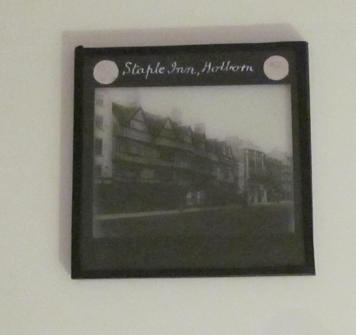 Glass Magic Lantern Slide STAPLE INN HOLBORN LONDON C1910 PHOTO ENGLAND   2