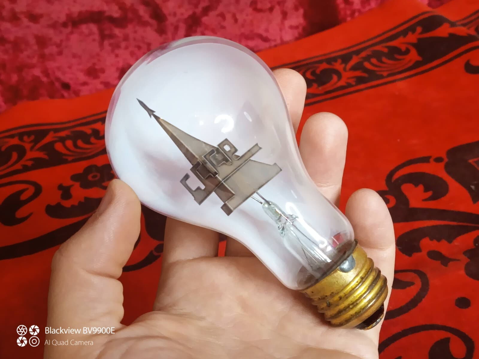 Soviet vintage light bulb USSR rocket flight into space, SPACE Original RARE 6