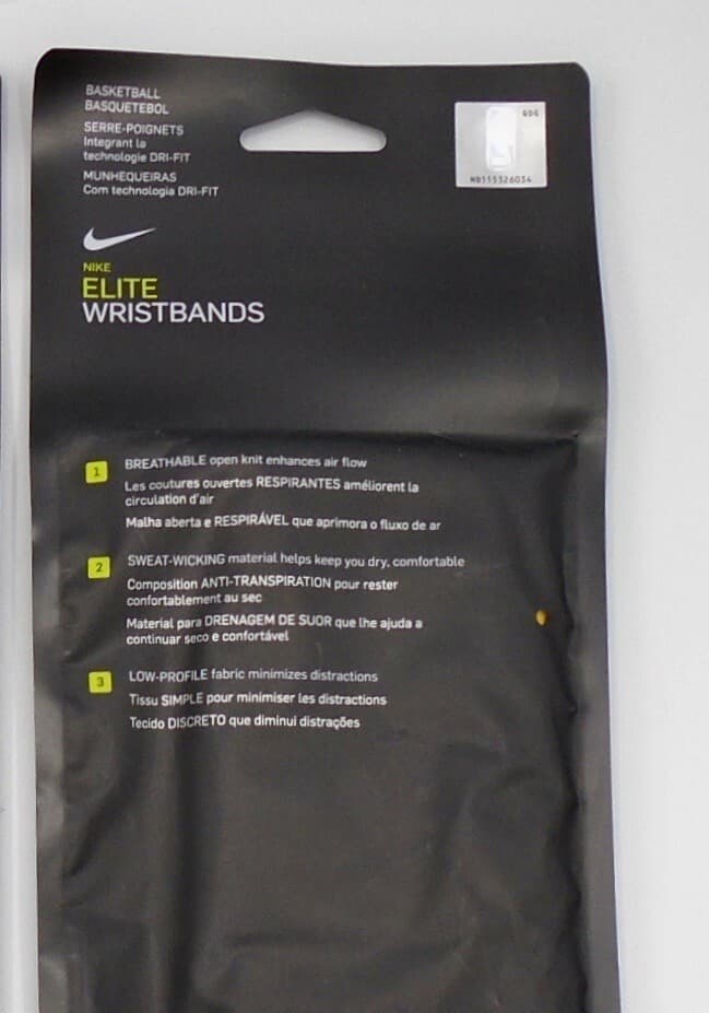 Nike Elite Wristbands Adult NBA Amarillo 2
