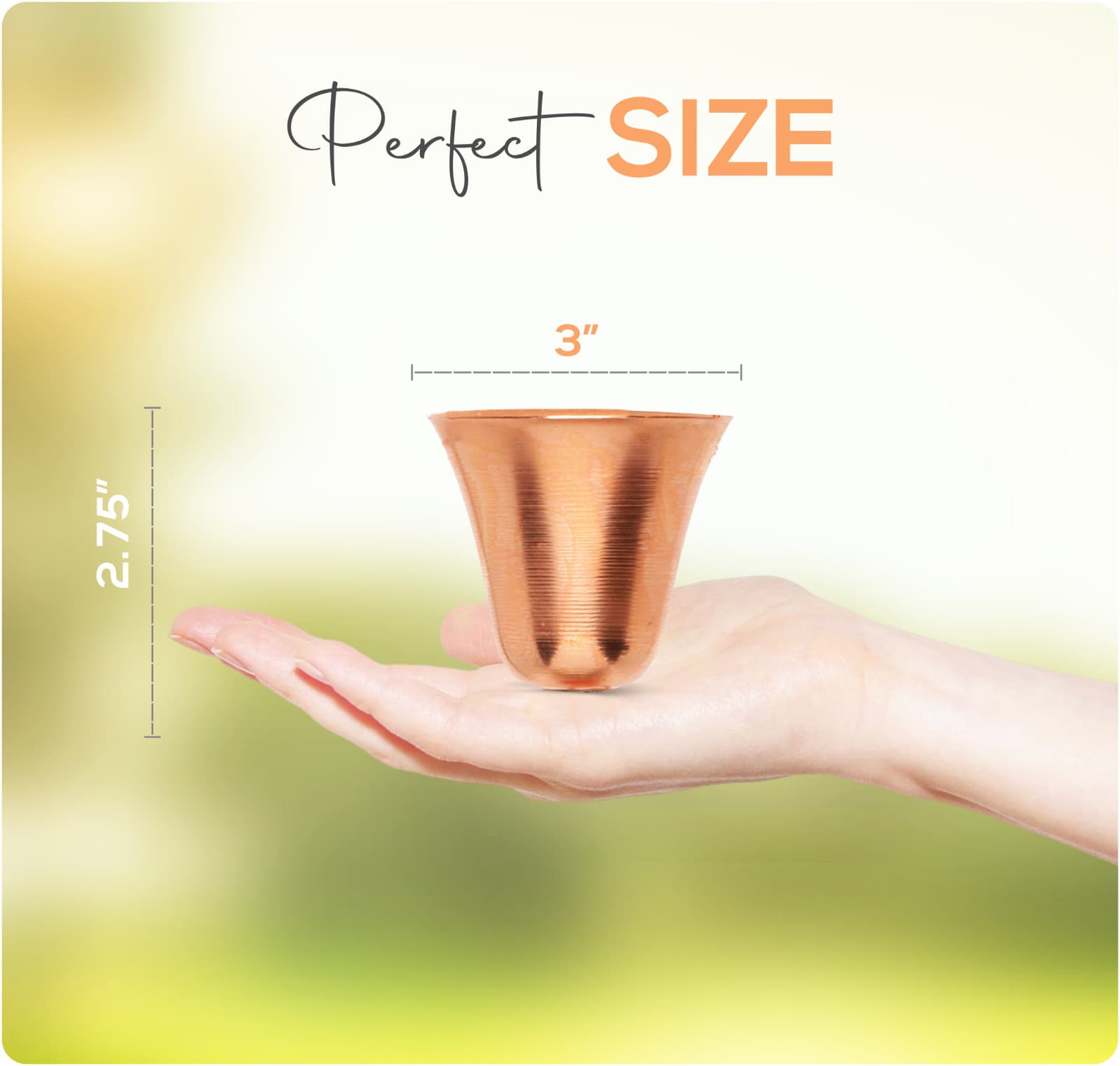 Marrgon Copper Water Chain with Bell Shaped Cups – Durable & Thick Rain Chain 5