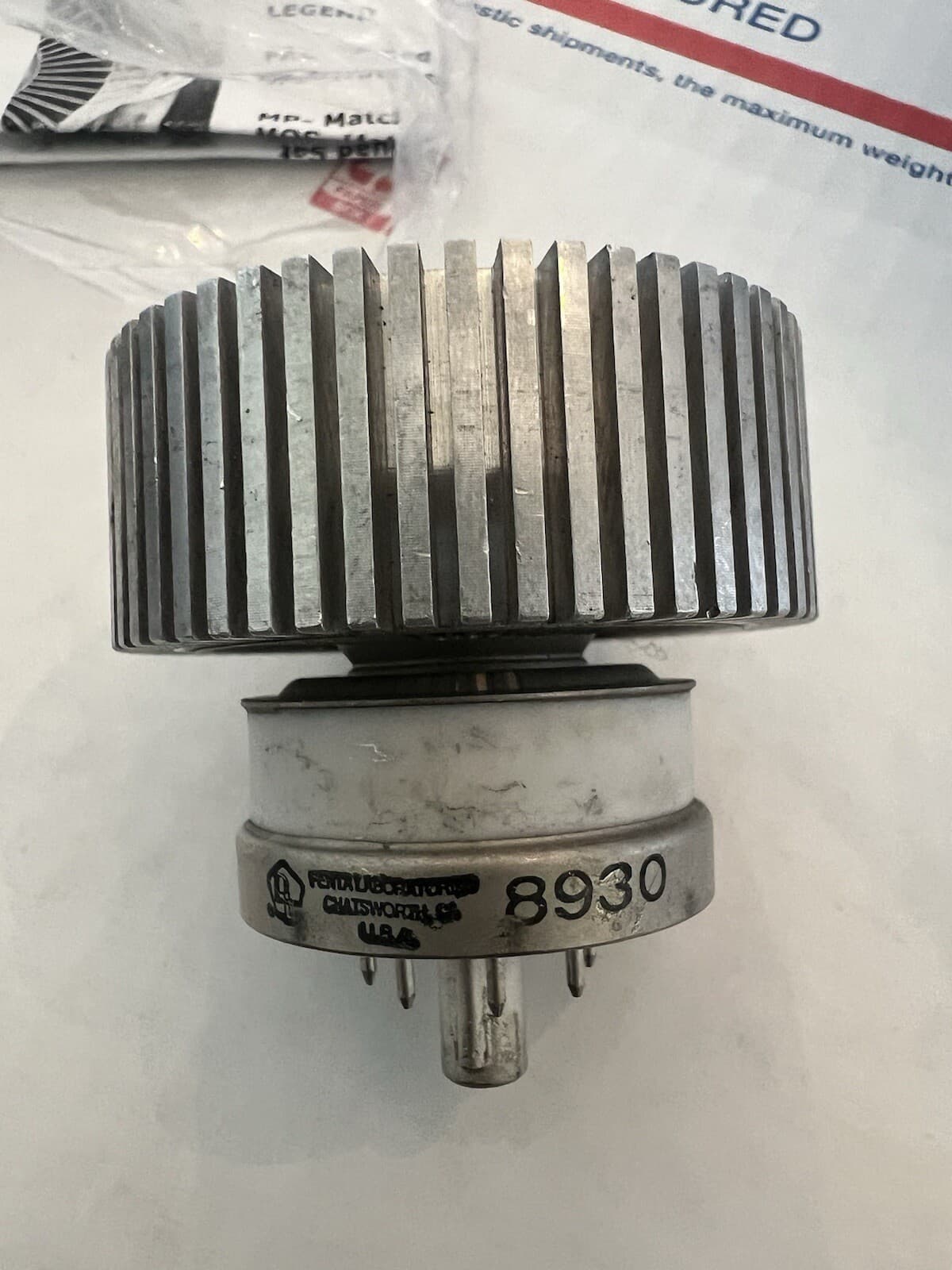 8930 Transmitter Tube Vintage (pant Labs)