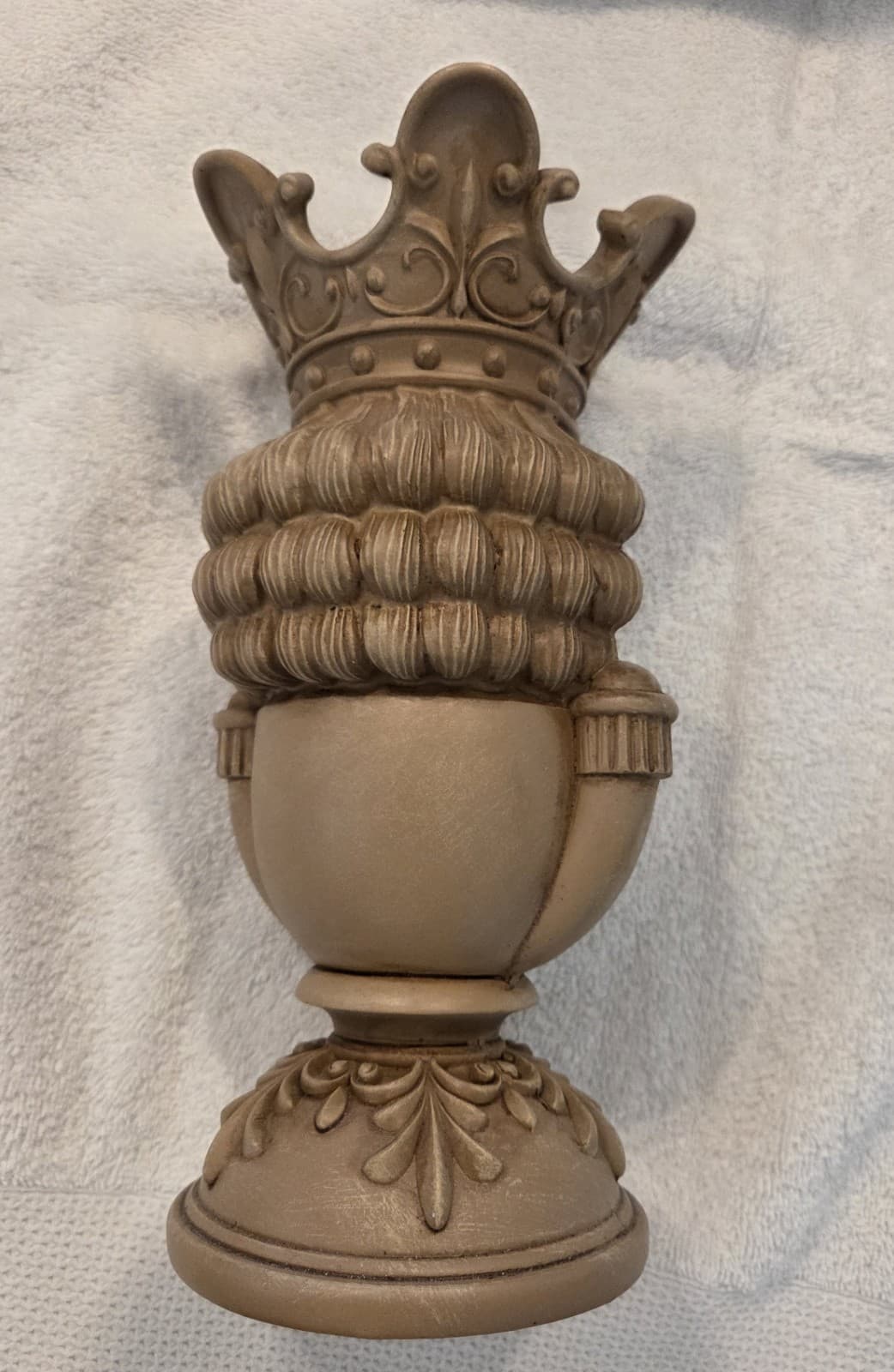 Brown Polyresin Nutcracker Christmas Pillar Candle Holder, 9", by Holiday Time 4