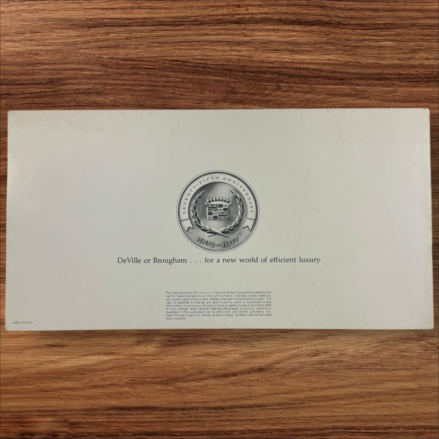 1977 Cadillac Dealership Sales Brochure Original 15 Pages 2