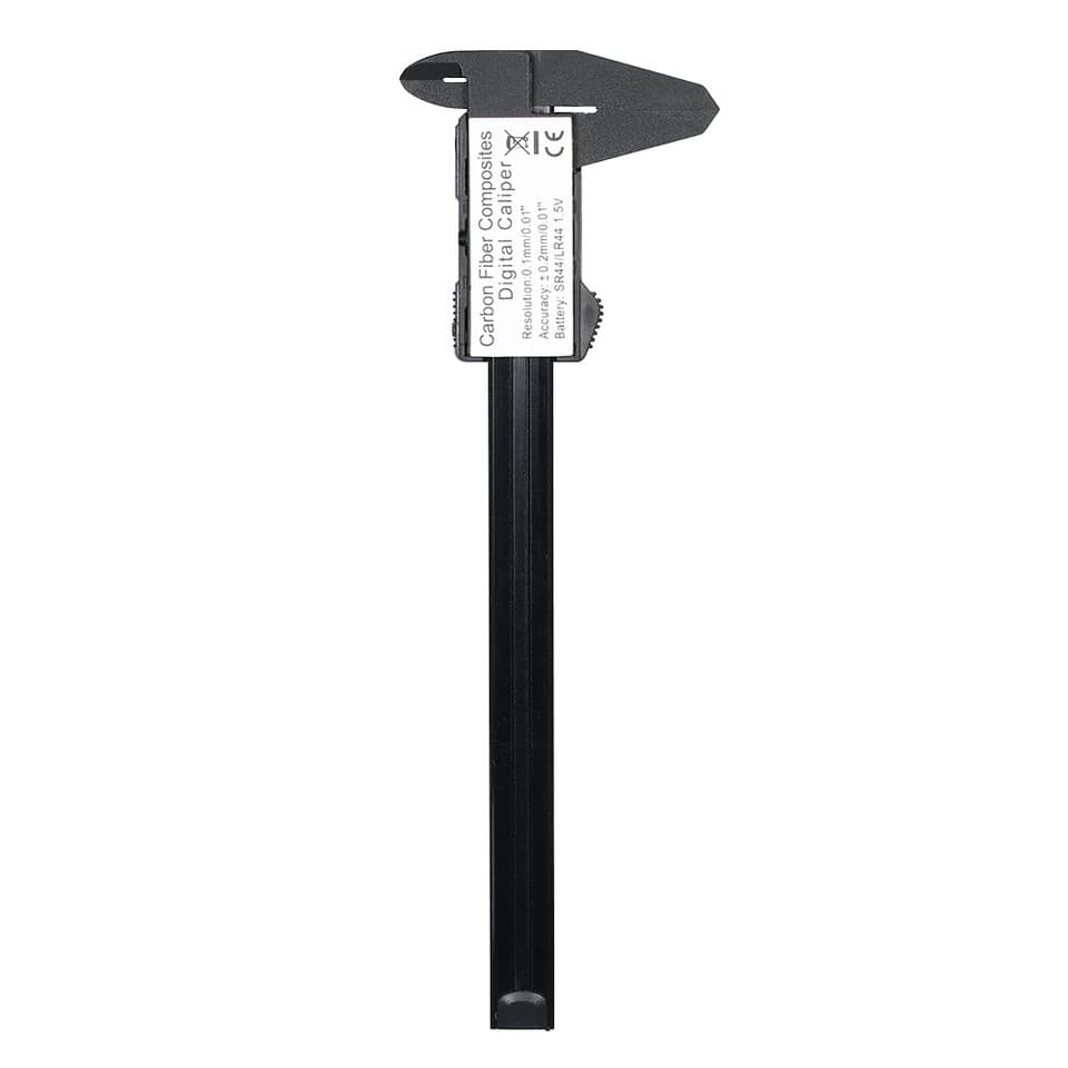 6" 150mm Carbon Fiber Electronic Digital Vernier Caliper Micrometer Gauge LCD 5