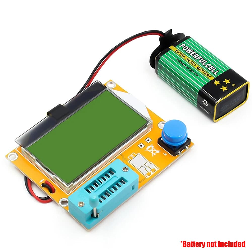 LCR-T4 LCD Transistors Tester Resistor Capacitor Diode SCR Inductor Triode Meter 6