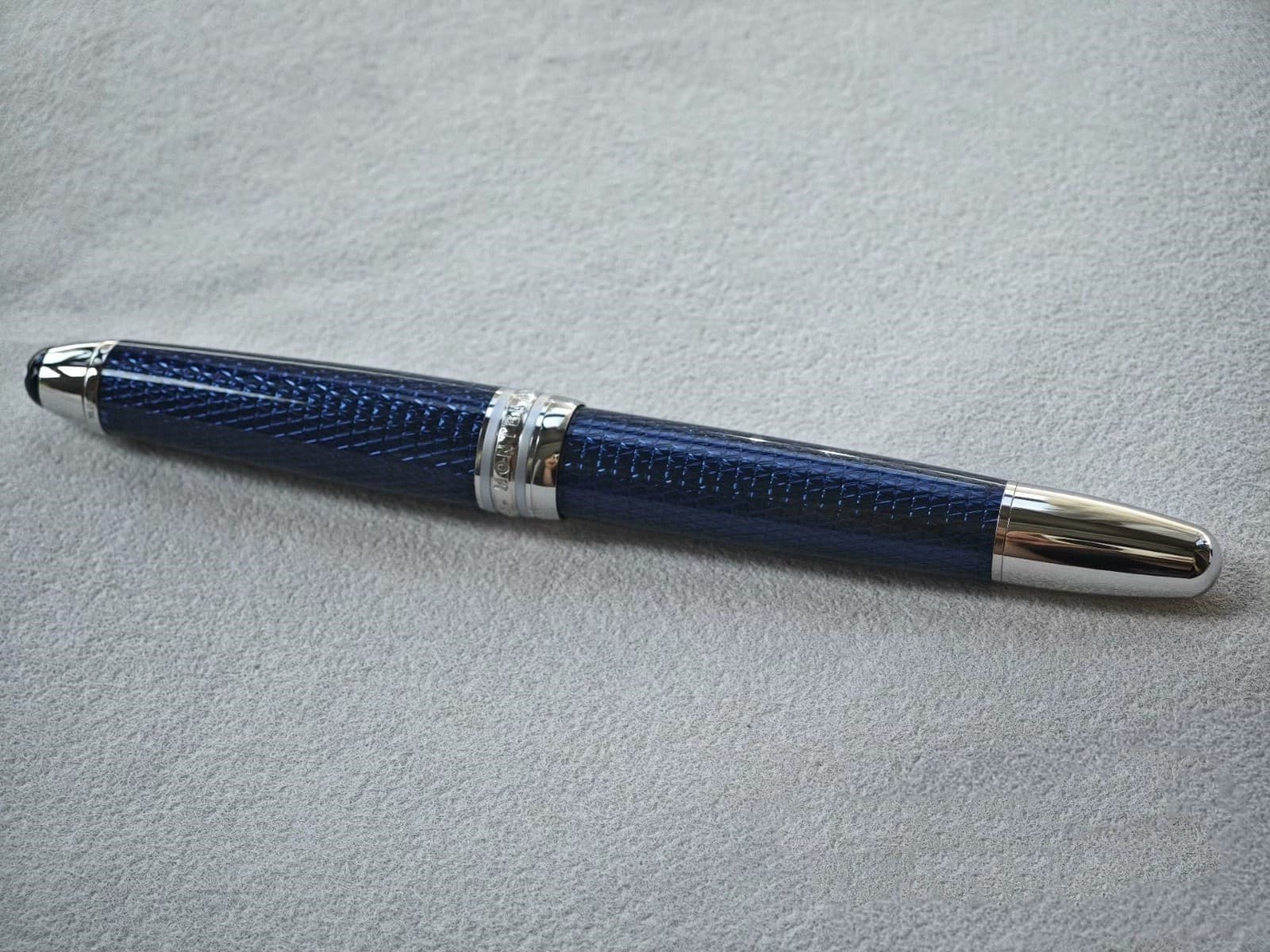 Perfect Twilight Blue Piston Inking Series M nib Fountain Pen No Box 3