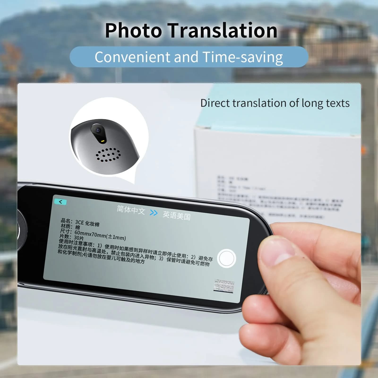 Language Translator Device for Dyslexia,Reader Pen Translation Scanner Dictionar 3