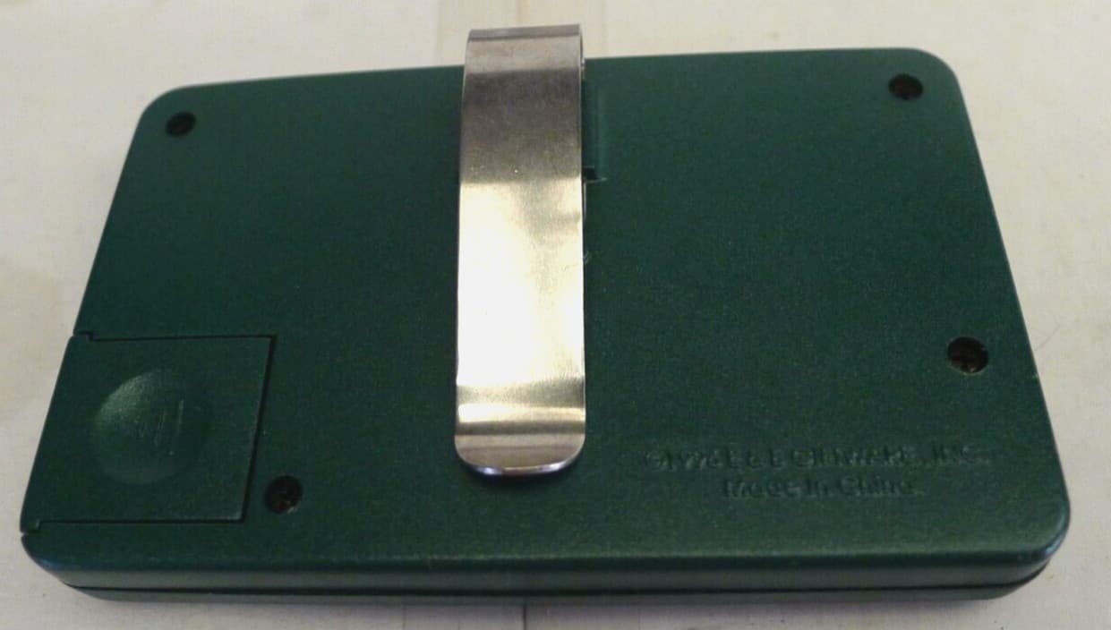 Claybrooke 4-Player Digital Golf ScoreCard 40404 +Box & Manual from 2000 -TESTED 4