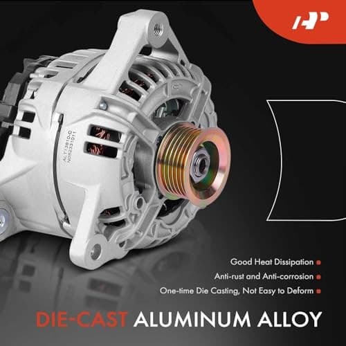  Alternator Compatible with Porsche 911 1999-2001 3.4L, 911 2001-2004 3.6L,  5