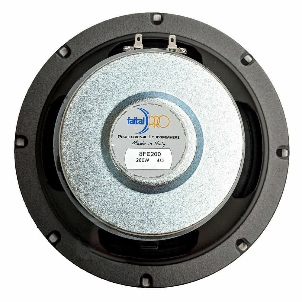 AUTHENTIC 2 X Faital Pro 8FE200 8" Midrange Midbass 260W Audio Speaker 4Ω 5